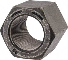 Value Collection - 1-1/4 - 12 UNF Steel Right Hand High Hex Nut - 1-13/16" Across Flats, 2-7/8" High, Uncoated - Caliber Tooling