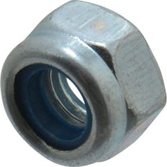 Value Collection - M5x0.80 Metric Coarse Grade 8 Hex Lock Nut with Nylon Insert - 5mm High, Zinc-Plated Finish - Caliber Tooling