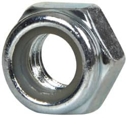 Value Collection - M6x1.00 Metric Coarse Grade 8 Hex Lock Nut with Nylon Insert - 6mm High, Zinc-Plated Finish - Caliber Tooling