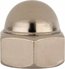 Value Collection - 5/8-11" UNC, 15/16" Width Across Flats, Nickel Plated, Steel Acorn Nut - 51/64" Overall Height, Grade 2 - Caliber Tooling