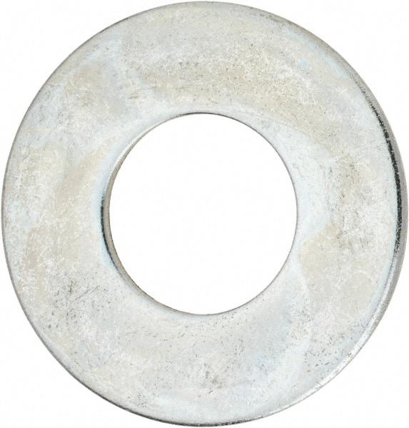 Value Collection - 1-3/4" Screw, Steel USS Flat Washer - 1-7/8" ID x 4" OD, 0.153" Thick, Zinc-Plated Finish - Caliber Tooling