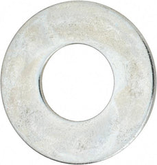 Value Collection - 1-3/4" Screw, Steel USS Flat Washer - 1-7/8" ID x 4" OD, 0.153" Thick, Zinc-Plated Finish - Caliber Tooling