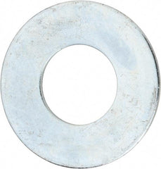 Value Collection - 2" Screw, Steel USS Flat Washer - 2-1/8" ID x 4-1/2" OD, 0.153" Thick, Zinc-Plated Finish - Caliber Tooling