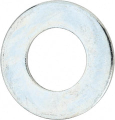 Value Collection - 2-1/2" Screw, Steel USS Flat Washer - 2-5/8" ID x 5" OD, 0.21" Thick, Zinc-Plated Finish - Caliber Tooling