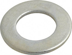 Value Collection - 1-1/8" Screw, Steel SAE Flat Washer - 1-3/16" ID x 2-1/4" OD, 9/64" Thick, Zinc-Plated Finish - Caliber Tooling