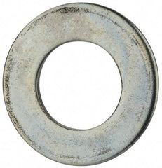 Value Collection - 1-1/2" Screw, Steel SAE Flat Washer - 1-9/16" ID x 3" OD, 5/32" Thick, Zinc-Plated Finish - Caliber Tooling