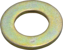 Value Collection - 7/8" Screw, Grade 8 Steel SAE Flat Washer - 15/16" ID x 1-3/4" OD, 9/64" Thick, Zinc Yellow Dichromate Finish - Caliber Tooling