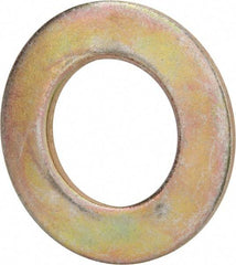 Value Collection - 1-3/4" Screw, Grade 8 Steel SAE Flat Washer - 1-7/8" ID x 3-3/8" OD, 5/32" Thick, Zinc Yellow Dichromate Finish - Caliber Tooling