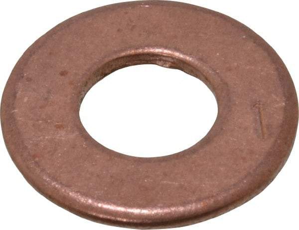 Value Collection - #24 Screw, Silicon Bronze Standard Flat Washer - 0.395" ID x 7/8" OD, 0.064" Thick, Plain Finish - Caliber Tooling