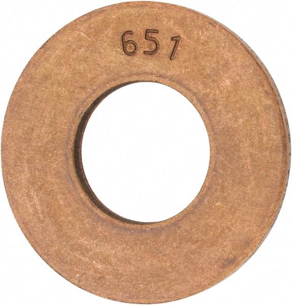 Value Collection - 5/8" Screw, Silicon Bronze Standard Flat Washer - 0.656" ID x 1-1/2" OD, 0.102" Thick - Caliber Tooling