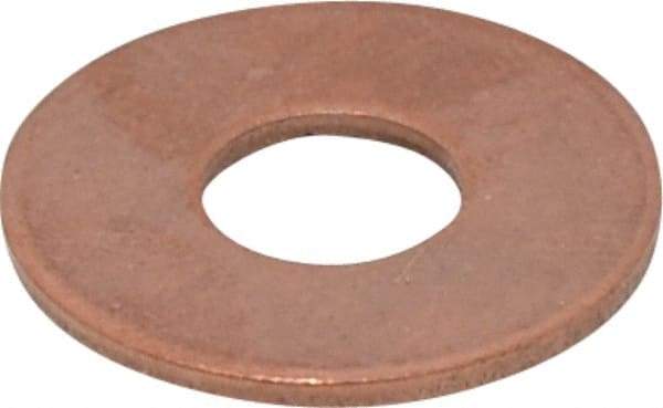 Value Collection - 3/8" Screw, Copper Standard Flat Washer - 0.395" ID x 1" OD, 0.064" Thick, Plain Finish - Caliber Tooling