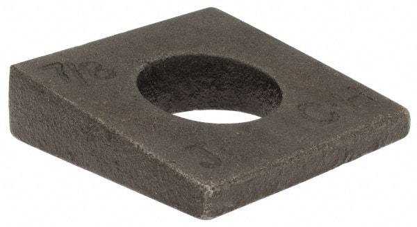 Value Collection - 7/8" Bolt, Iron Beveled Square Washer - 15/16" ID, 9/16 Minimum Thickness - Caliber Tooling