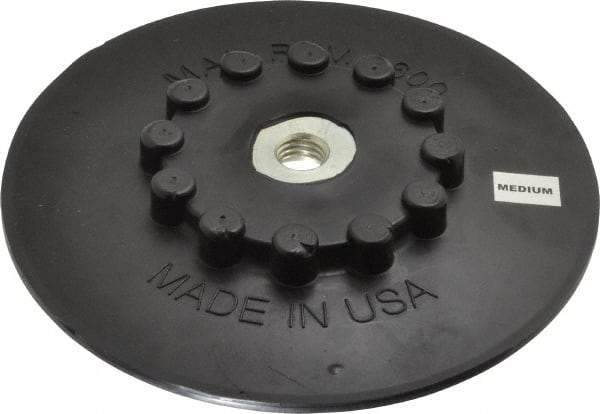 Norton - 7" Diam Quick-Change Type S Disc Backing Pad - Medium Density, 8,600 RPM, Speed-Lok Compatible - Caliber Tooling