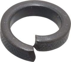 Value Collection - 3/8", 0.382" ID, 1/8" Thick High Collar Split Lock Washer - Steel, Uncoated, 0.382" Min ID, 0.393" Max ID, 0.553" Max OD - Caliber Tooling