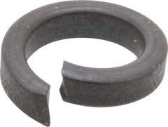 Value Collection - 7/16", 0.443" ID, 0.14" Thick High Collar Split Lock Washer - Steel, Uncoated, 0.443" Min ID, 0.455" Max ID, 0.647" Max OD - Caliber Tooling