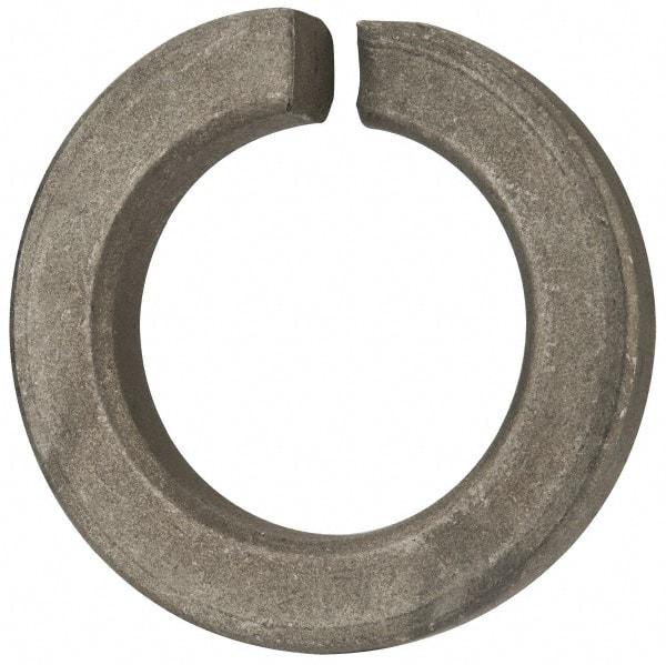 Value Collection - 1-1/2", 1.504" ID, 3/8" Thick Split Lock Washer - Steel, Zinc-Plated Finish, 1.504" Min ID, 1.534" Max ID, 2.419" Min OD, 2.43" Max OD - Caliber Tooling