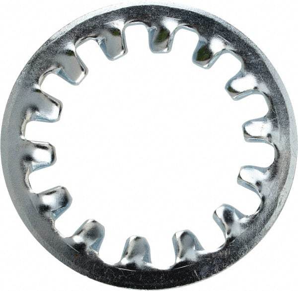 Value Collection - 1 Screw, 1.06" ID, Steel Internal Tooth Lock Washer - 1.637" OD, Zinc-Plated, Grade 2 - Caliber Tooling