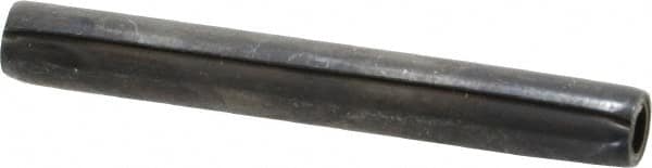 Made in USA - 1/4" Diam x 2" Long Coiled Spring Pin - Grade 1070-1090 Alloy Steel, Black Oxide Finish - Caliber Tooling