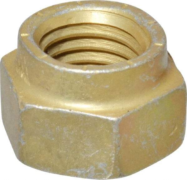 Value Collection - 3/4-10 UNC Grade L9 Hex Lock Nut with Distorted Thread - 1-1/8" Width Across Flats, Cadmium Dichromate Finish - Caliber Tooling