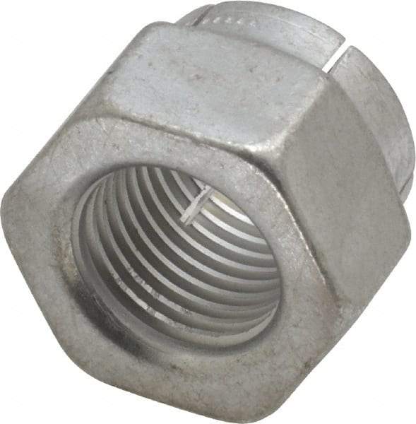 Flex-Loc - 1/2-20 UNJF Grade 2 Hex Lock Nut with Expanding Flex Top - Cadmium-Plated Finish, Meets Military Specifications - Caliber Tooling