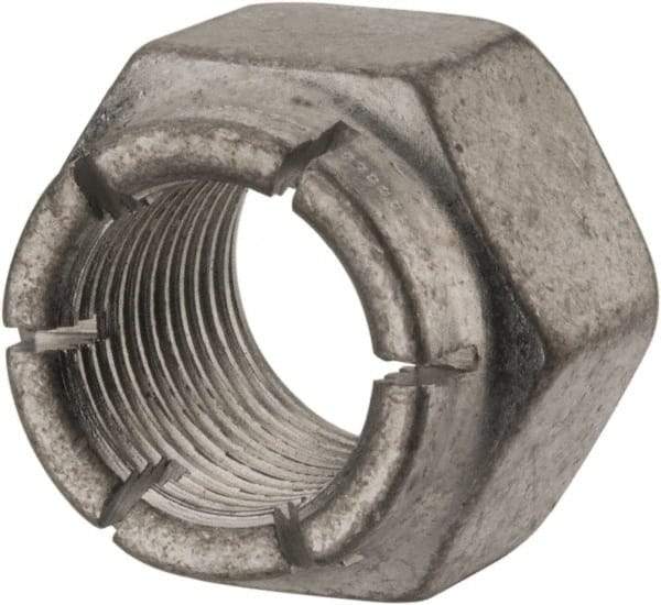 Flex-Loc - 5/8-18 UNJF Grade 2 Hex Lock Nut with Expanding Flex Top - 15/16" Width Across Flats, Cadmium-Plated Finish, Meets Military Specifications - Caliber Tooling