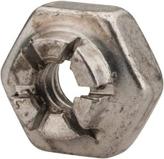 Flex-Loc - #4-40 UNJC Grade 2 Hex Lock Nut with Expanding Flex Top - Cadmium-Plated Finish, Meets Military Specifications - Caliber Tooling