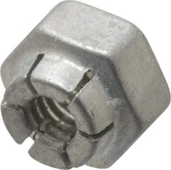 Flex-Loc - #8-32 UNJC Grade 2 Hex Lock Nut with Expanding Flex Top - Cadmium-Plated Finish, Meets Military Specifications - Caliber Tooling