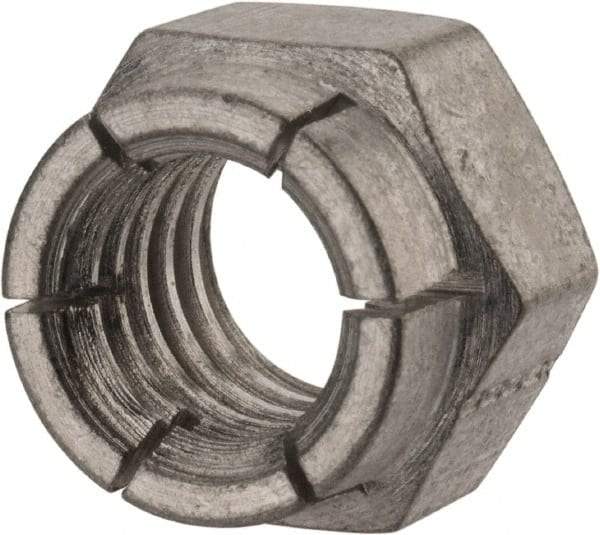 Flex-Loc - 7/16-14 UNC Grade 2 Hex Lock Nut with Expanding Flex Top - Cadmium-Plated Finish, Meets Military Specifications - Caliber Tooling