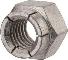 Flex-Loc - 1/2-13 UNC Grade 2 Hex Lock Nut with Expanding Flex Top - Cadmium-Plated Finish, Meets Military Specifications - Caliber Tooling