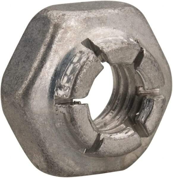 Flex-Loc - #10-32 UNJF Grade 2 Hex Lock Nut with Expanding Flex Top - 3/16" High, Cadmium-Plated Finish, Meets Military Specifications - Caliber Tooling