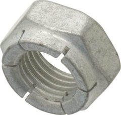 Flex-Loc - 3/8-24 UNJF Grade 2 Hex Lock Nut with Expanding Flex Top - 9/32" High, Cadmium-Plated Finish, Meets Military Specifications - Caliber Tooling