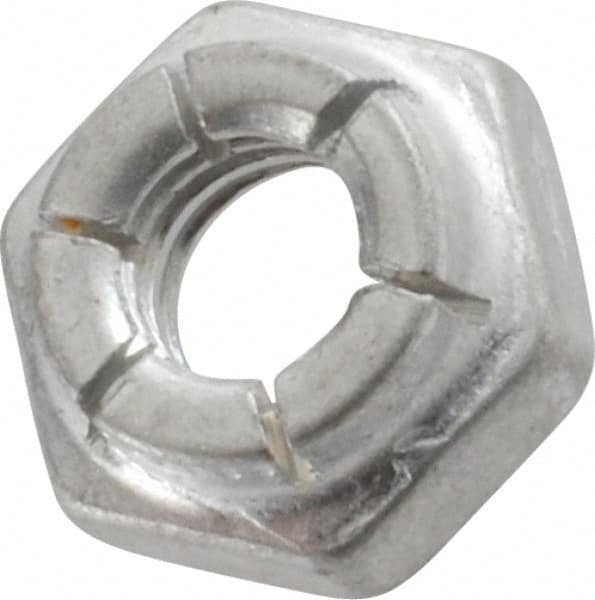 Flex-Loc - 1/4-20 UNC Grade 2 Hex Lock Nut with Expanding Flex Top - Caliber Tooling