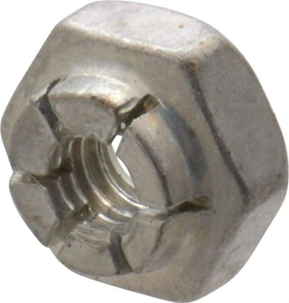 Flex-Loc - #8-32 UNJC Grade 2 Hex Lock Nut with Expanding Flex Top - 3/16" High, Cadmium-Plated Finish, Meets Military Specifications - Caliber Tooling