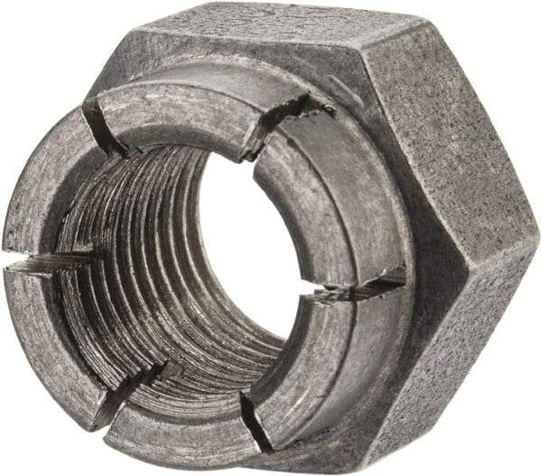 Flex-Loc - 3/8-24 UNJF 18-8 Hex Lock Nut with Expanding Flex Top - Uncoated, Meets Military Specifications - Caliber Tooling