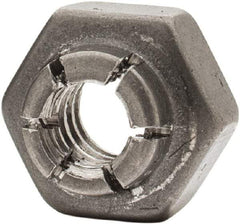 Flex-Loc - #10-24 UNJC 18-8 Hex Lock Nut with Expanding Flex Top - Uncoated, Meets Military Specifications - Caliber Tooling