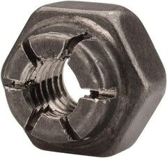 Flex-Loc - #8-32 UNJC 18-8 Hex Lock Nut with Expanding Flex Top - Uncoated, Meets Military Specifications - Caliber Tooling