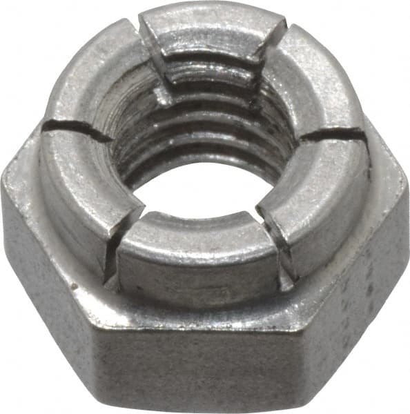 Flex-Loc - 5/16-18 UNC 18-8 Hex Lock Nut with Expanding Flex Top - Uncoated, Meets Military Specifications - Caliber Tooling