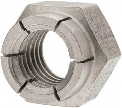 Flex-Loc - 1/2-13 UNC 18-8 Hex Lock Nut with Expanding Flex Top - Uncoated, Meets Military Specifications - Caliber Tooling