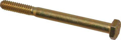 Value Collection - 1/4-20 UNC, 2-3/4" Length Under Head Hex Head Cap Screw - Partially Threaded, Grade 8 Alloy Steel, Zinc-Plated Finish, 7/16" Hex - Caliber Tooling