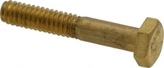 Value Collection - 1/2-13 UNC, 7/8" Length Under Head Hex Head Cap Screw - Fully Threaded, Grade 8 Alloy Steel, Zinc-Plated Finish, 3/4" Hex - Caliber Tooling