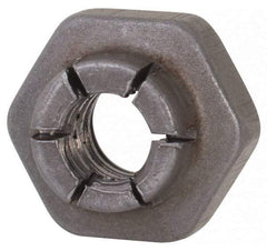 Flex-Loc - #10-24 UNJC Grade 2 Hex Lock Nut with Expanding Flex Top - Uncoated, Meets Military Specifications - Caliber Tooling