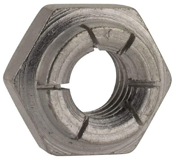 Flex-Loc - 5/16-18 UNC Grade 2 Heavy Hex Lock Nut with Expanding Flex Top - Cadmium-Plated Finish, Meets Military Specifications - Caliber Tooling