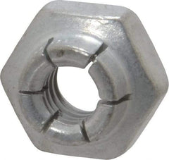 Flex-Loc - 1/4-20 UNC Grade 2 Heavy Hex Lock Nut with Expanding Flex Top - Cadmium-Plated Finish, Meets Military Specifications - Caliber Tooling