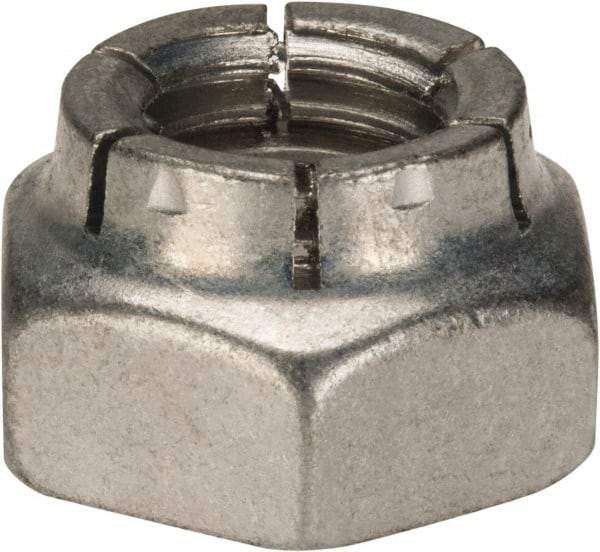 Flex-Loc - 5/8-11 UNC Grade 2 Heavy Hex Lock Nut with Expanding Flex Top - Cadmium-Plated Finish, Meets Military Specifications - Caliber Tooling