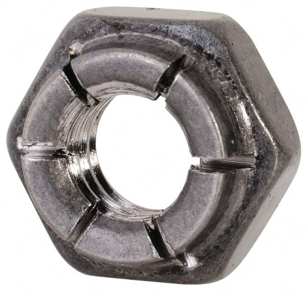 Flex-Loc - 1/4-20 UNC 18-8 Hex Lock Nut with Expanding Flex Top - Caliber Tooling