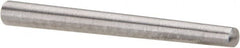 Value Collection - Size 0, 0.1196" Small End Diam, 0.156" Large End Diam, Uncoated Steel Taper Pin - Grade C-12L14, 1-3/4" OAL, 1-3/4 Pin Length - Caliber Tooling