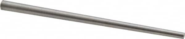 Value Collection - Size 3, 0.1358" Small End Diam, 0.219" Large End Diam, Uncoated Steel Taper Pin - Grade C-12L14, 4" OAL, 4 Pin Length - Caliber Tooling