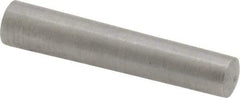 Value Collection - Size 5, 0.2578" Small End Diam, 0.289" Large End Diam, Uncoated Steel Taper Pin - Grade C-12L14, 1-1/2" OAL, 1-1/2 Pin Length - Caliber Tooling