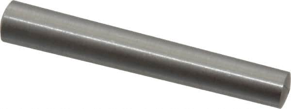 Value Collection - Size 6, 0.2942" Small End Diam, 0.341" Large End Diam, Uncoated Steel Taper Pin - Grade C-12L14, 2-1/4" OAL, 2-1/4 Pin Length - Caliber Tooling