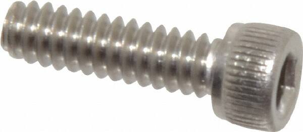 Value Collection - #6-32 UNC Hex Socket Drive, Socket Cap Screw - Grade 316 Stainless Steel, 1/2" Length Under Head - Caliber Tooling